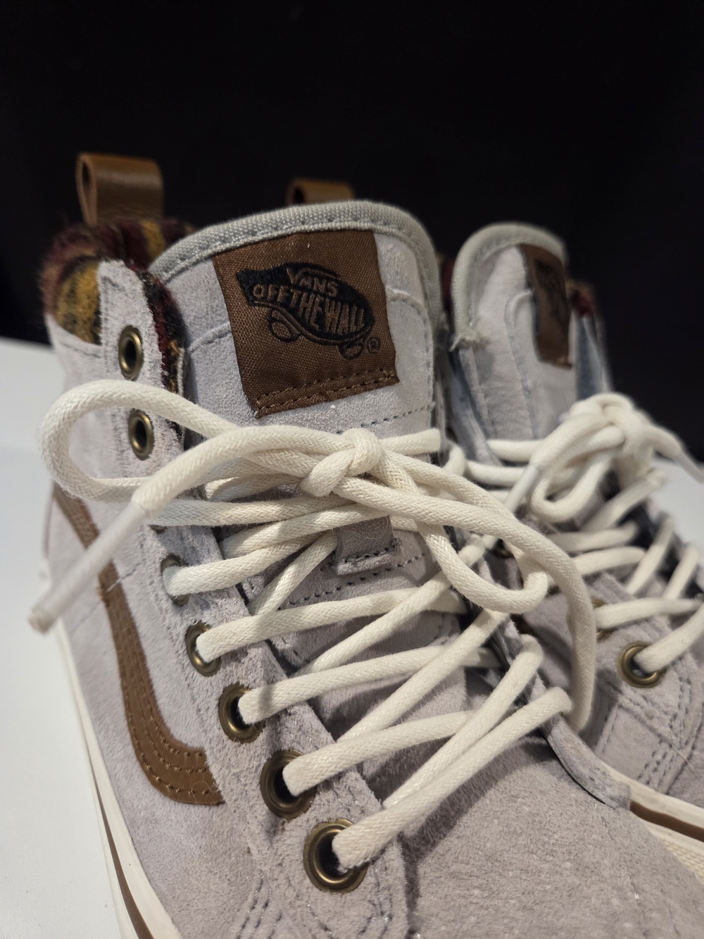 Vans Sk8-Hi MTE Knit Geo Tan Sneakers